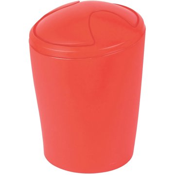 

Spirella výklopný odpadkový koš Move, červený, plast, 5 l