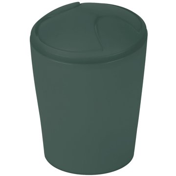 

Spirella výklopný odpadkový koš Move, tmavě zelený, plast, 2 l