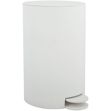 

MSV pedálový odpadkový koš Osaki, bílý, plast, 3 l