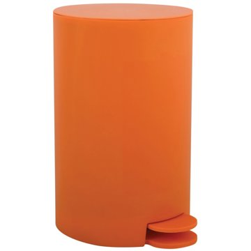 

MSV pedálový odpadkový koš Osaki, matný oranžový, plast, 3 l