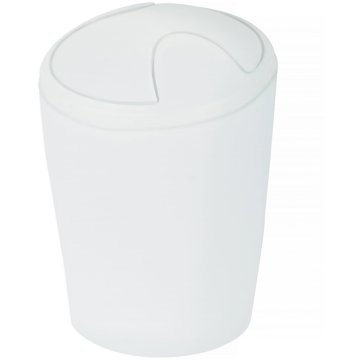

Spirella výklopný odpadkový koš Move, bílý, plast, 5 l