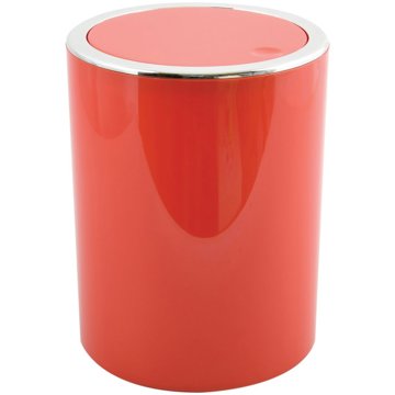 

MSV výklopný odpadkový koš Kamaka, červený, plast, 6 l