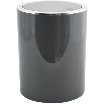 

MSV výklopný odpadkový koš Kamaka, šedý, plast, 6 l