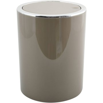 

MSV výklopný odpadkový koš Kamaka, šedohnědý, plast, 6 l