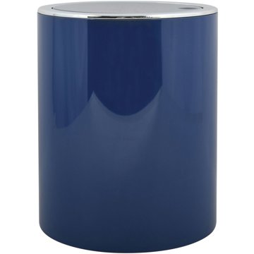 

MSV výklopný odpadkový koš Kamaka, tmavě modrý,plast, 6 l