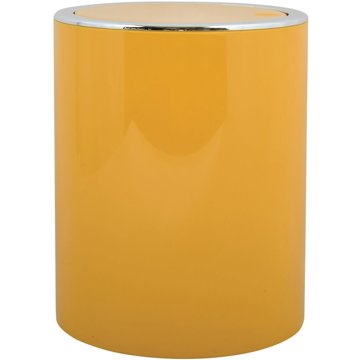 

MSV výklopný odpadkový koš Kamaka, žlutý, plast, 6 l