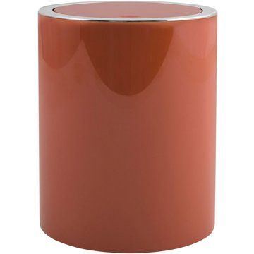 

MSV výklopný odpadkový koš Kamaka, terakota, plast, 6 l