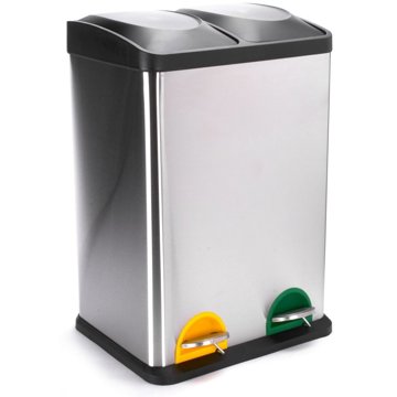 

MSV pedálový koš na tříděný odpad Tri Selectif, kartáčovaná nerez ocel, 3 × 8 l