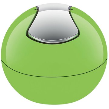 

Spirella mini výklopný odpadkový koš Bowl, zelený, plast, 1 l