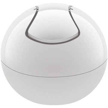 

Spirella mini výklopný odpadkový koš Bowl, komplet bílý, plast, 1 l