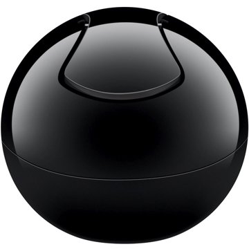 

Spirella mini výklopný odpadkový koš Bowl, komplet černý, plast, 1 l