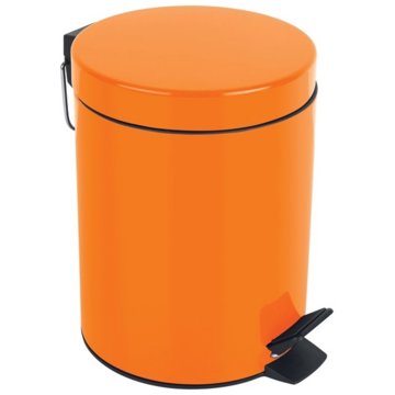 

Spirella pedálový odpadkový koš Sydney, oranžový, ocel, 3 l
