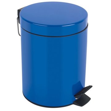 

Spirella pedálový odpadkový koš Sydney, modrý, ocel, 3 l