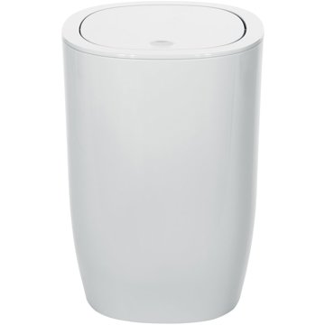 

Spirella odpadkový koš Pure, bílý, plast, 4 l