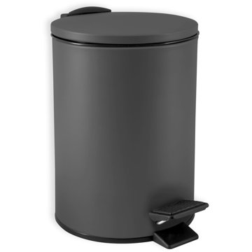 

Spirella pedálový odpadkový koš Adelar, matný šedý, ocel, 3 l