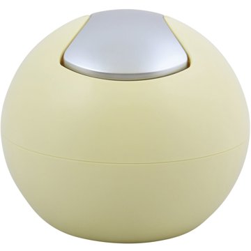 

Spirella mini výklopný odpadkový koš Bowl Matt, matný žlutý, plast, 1 l