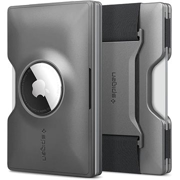 

Spigen Wallet S Card Holder with Card Key Ring Gunmetal AirTag