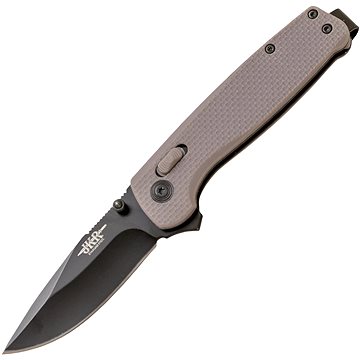 

JKR Zavírací nůž, 7,8 cm, ABS, Axis lock, šedý