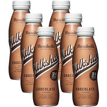 

BAREBELLS Protein Milkshake Čokoláda 6 x 330 ml