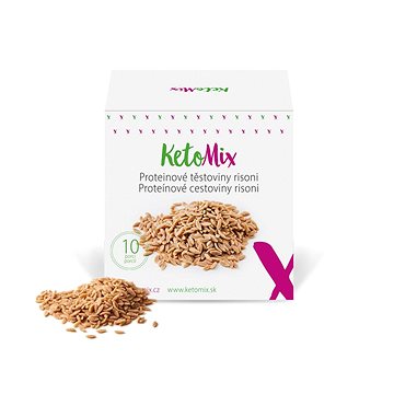 KetoMix Proteinové těstoviny risoni 300g (10 porcí) - Těstoviny