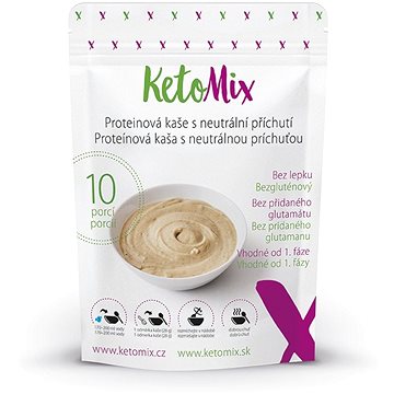 KetoMix Proteinová kaše neutrální 280 g (10 porcí) - Proteinová kaše