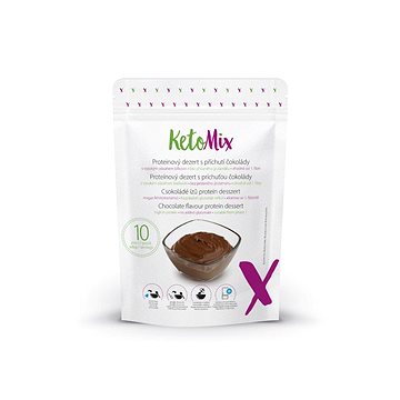 KetoMix Proteinový dezert s příchutí čokolády (10 porcí) - Puding