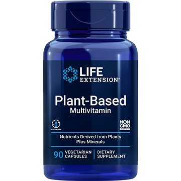 

Life Extension Multivitamín na rostlinné bázi, 90 kapslí