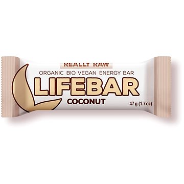 

Lifefood Lifebar RAW BIO 47 g, kokosová