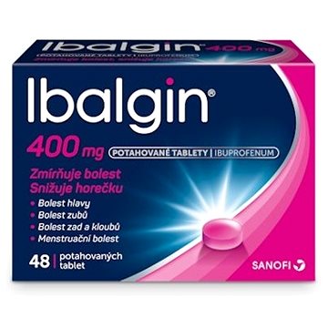 Ibalgin 400 400mg potahované tablety 48ks - Registrovaný léčivý přípravek