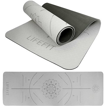 

LIFEFIT YOGA MAT RELAX DUO, 183x58x0,6cm, černá