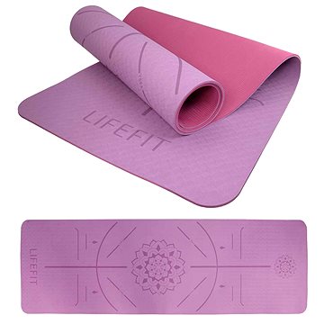 

Lifefit YOGA MAT RELAX DUO, 183x58x0,6cm, bordó