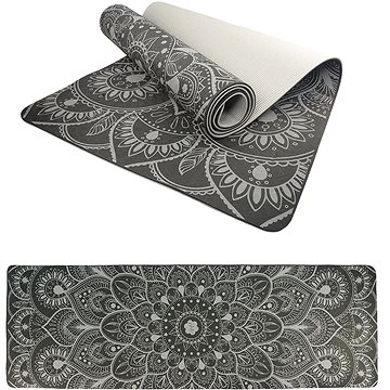 

Lifefit YOGA MAT MANDALA DUO, 183x58x0,6cm, černá