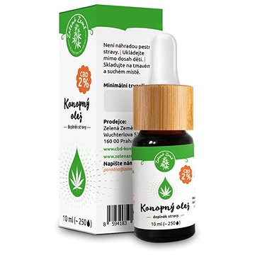 

Zelená země CBD Konopný olej 2% - 10 ml