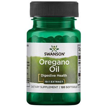 

Swanson Oregano oil 10:1 (Extrakt z oregánového oleje), 150 mg, 120 softgel kapslí
