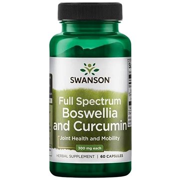 

Swanson Full Spectrum Boswellia s Kurkuminem, 60 kapslí