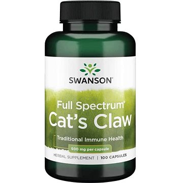 

Swanson Cat's claw (Řemdihák plstnatý) 500mg, 100 kapslí