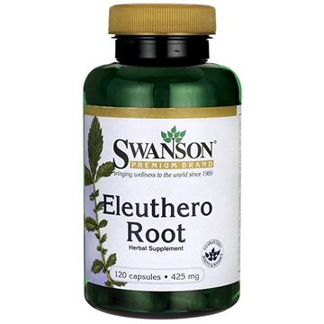 

Swanson Eleuthero Root (Sibiřský ženšen), 425 mg, 120 kapslí