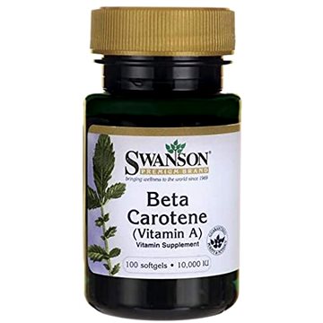 

Swanson Beta-karoten (Vitamin A) , 10000 IU, 100 softgels