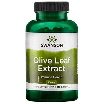 

Swanson Olive Leaf Extract 500mg (Extrakt z olivových listů), 120 kapslí