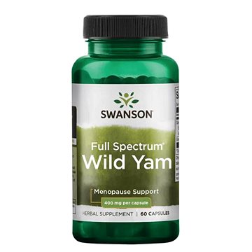 

Swanson Full Spectrum Wild Yam (Smlditec chlupatý), 400 mg, 60 kapslí