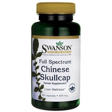 

Swanson Full Spectrum Chinese Skullcap (Šišák bajkalský), 400mg, 90 kapslí
