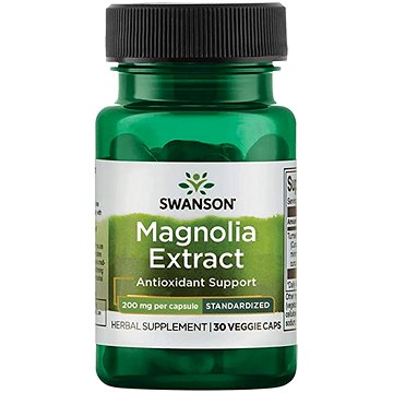 

Swanson Magnolia Extract (extrakt z magnólie), 200 mg, 30 rostlinných kapslí