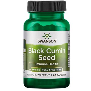 

Swanson Black Cumin Seed (Černucha setá), 400 mg, 60 kapslí
