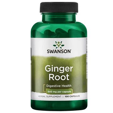 

Swanson Ginger Root (kořen zázvoru), 540 mg, 100 kapslí