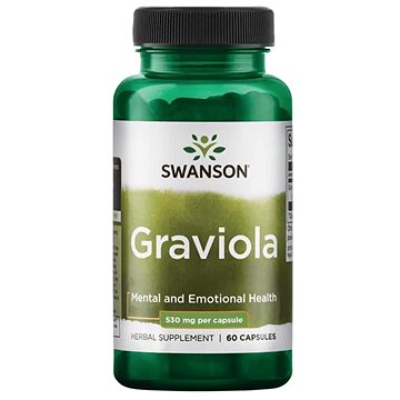

Swanson Graviola (Láhevník ostnitý), 530 mg, 60 kapslí