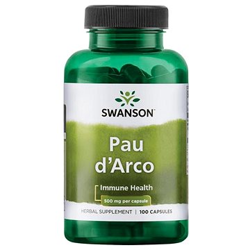 

Swanson Pau d'Arco (Lapacho), 500 mg, 100 kapslí