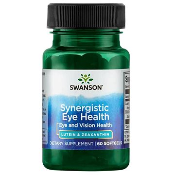 

Swanson Synergistic Eye Health - Lutein & Zeaxanthin (zdraví očí), 60 sofgelových kapslí