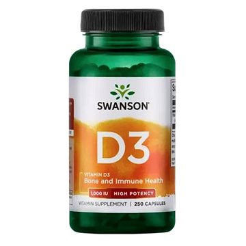 

Swanson Vitamin D3 1000 IU, 250 kapslí