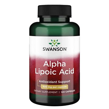 

Swanson Alpha Lipoic Acid (Kyselina Alfa lipoová), 300 mg, 120 kapslí