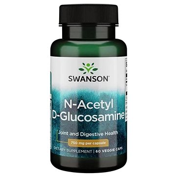

Swanson N-Acetyl D-Glucosamine, 750 mg, 60 kapslí